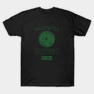 RockBottle Designs Logo (Green) T-Shirt